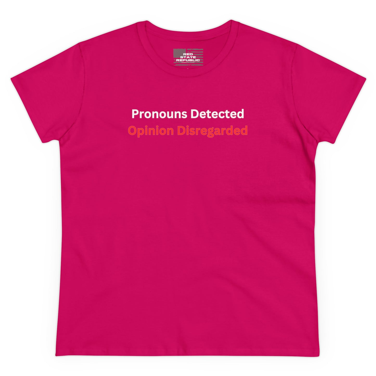Pronouns Detected Women's Tee